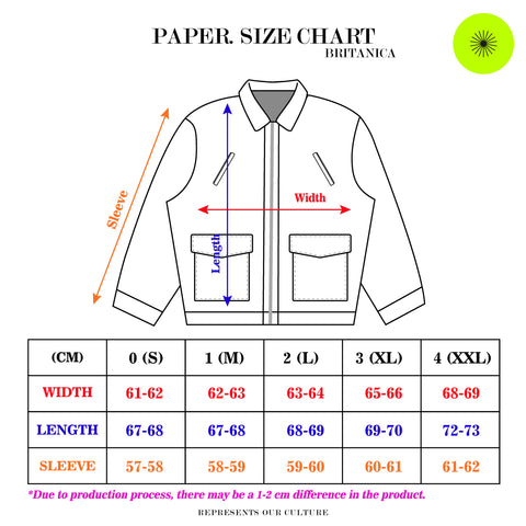 Britanica Light BLue Worker Jacket
