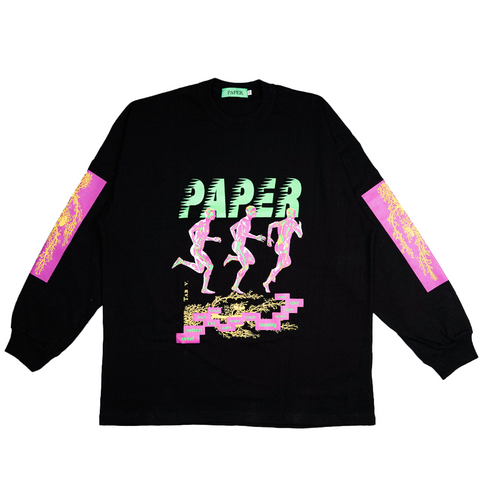 Paper Run Ls Black