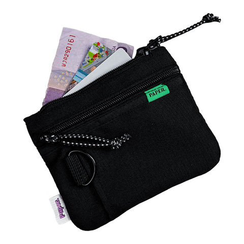 Zipper Wallet Black