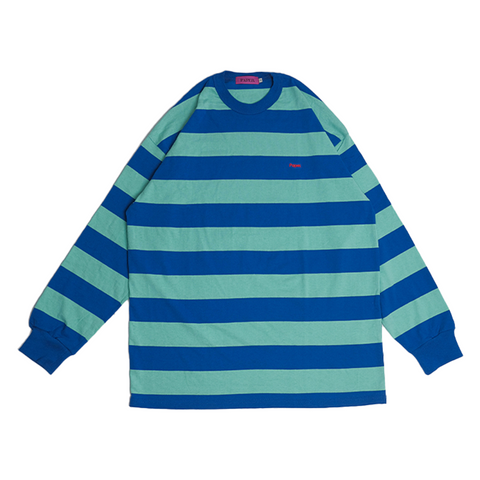 Green Stripe Blue Ls Blue