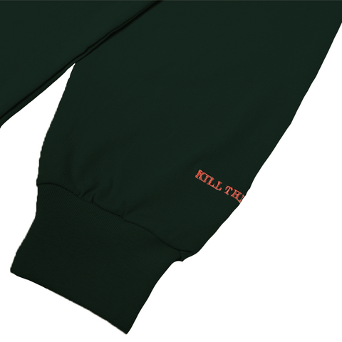 New Heavy Long Dark Green