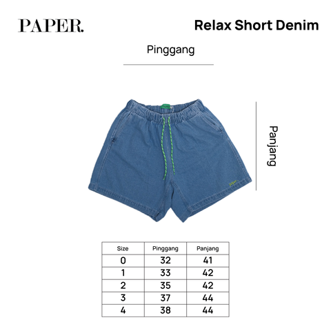 Relax Short Stripe Blue