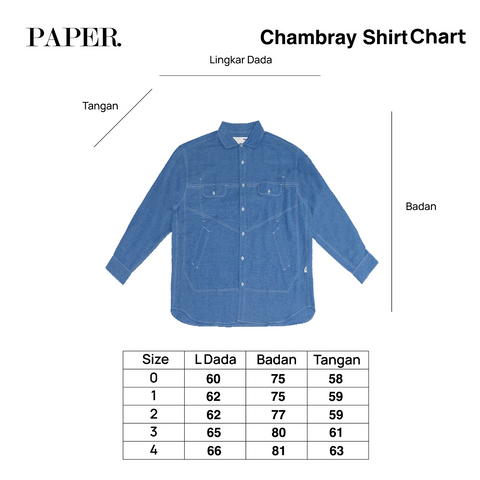 Chambray Shirt Grey