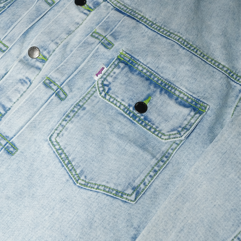 Trucker Denim Jacket Blue