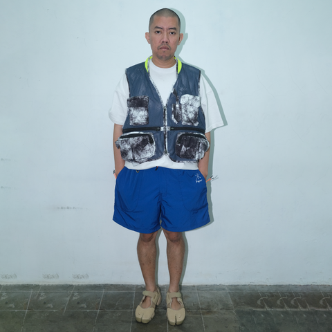 Sipal Vest Motif White