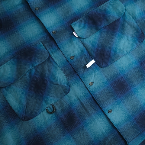 Shatsu Flannel Blue