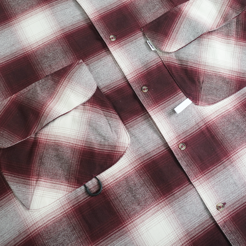 Shatsu Flannel Maroon