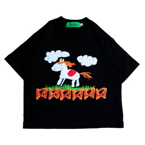 Kids Horse Black