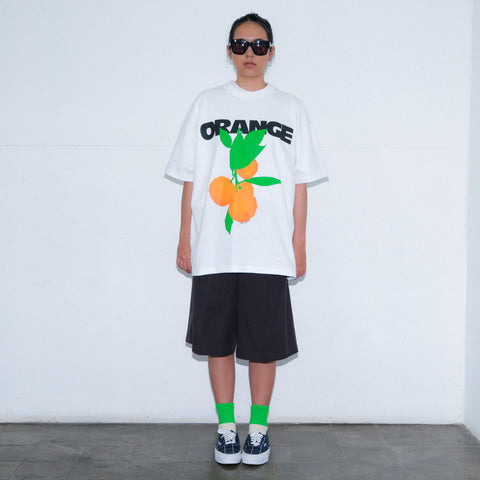 Orange Fruit White