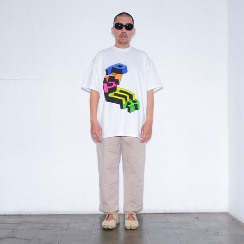 Color Block White