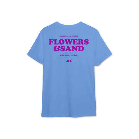 Flower & Sand Soft Blue