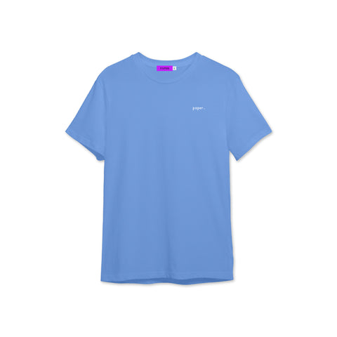 Mouth Circle Soft Blue Tees