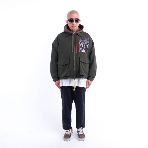 Apollo Green Worker Jacket