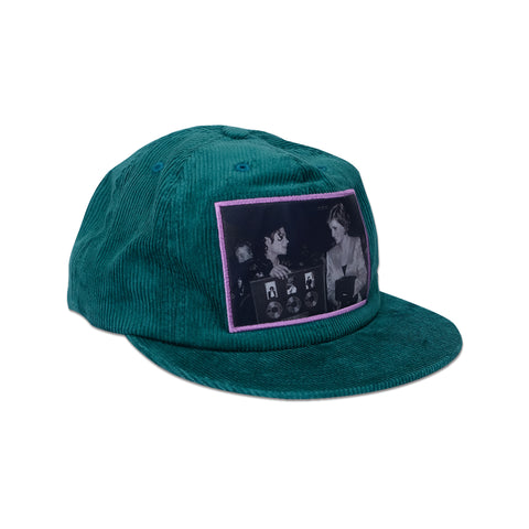 Cord Lady D Turquoise Cap