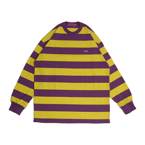 Purple Stripe Yellow Ls Purple