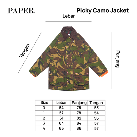 Picky Camo Jacket Green