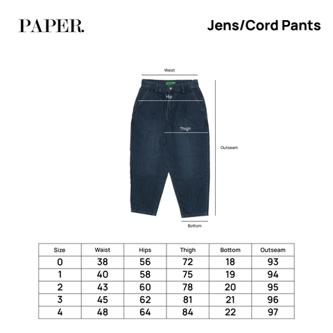 Cord Pants White