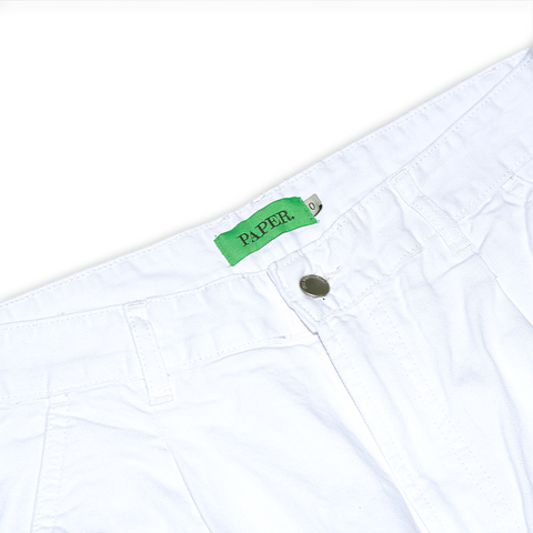 Cord Pants White