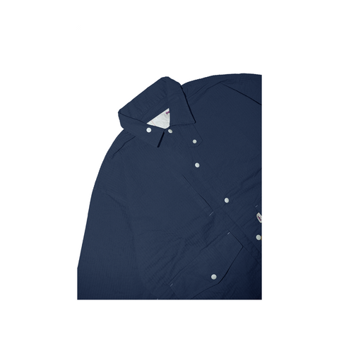 Crinckle Shirt Navy