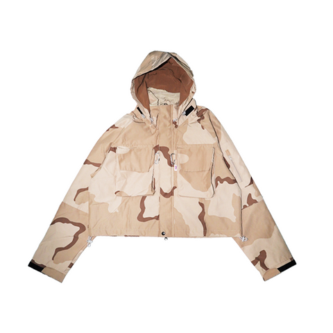 Wading Crop Camo Brown