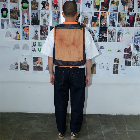 Sipal Vest Motif Orange