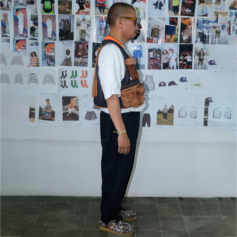 Sipal Vest Motif Orange