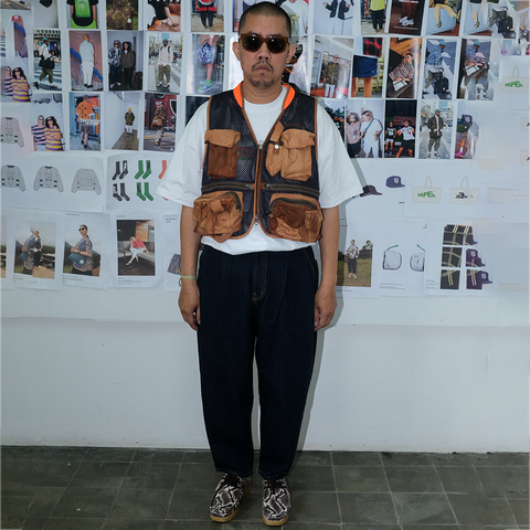 Sipal Vest Motif Orange