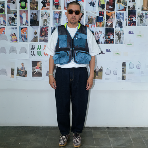 Sipal Vest Motif Blue