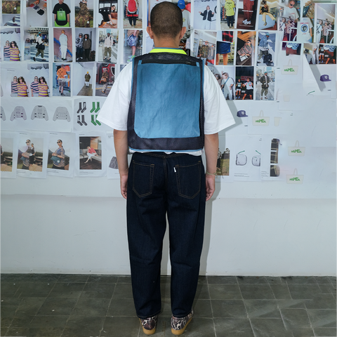 Sipal Vest Motif Blue