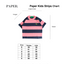 Kids Stripe Yellow Purple