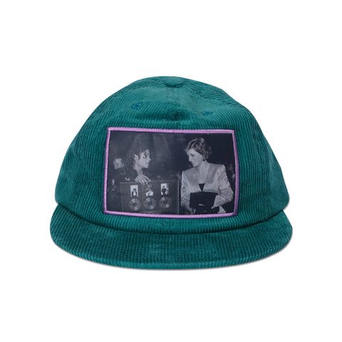 Cord Lady D Turquoise Cap