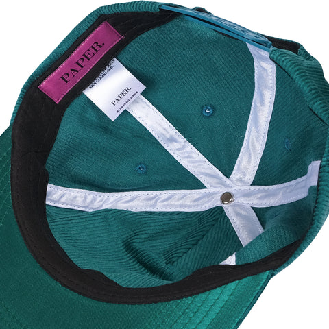 Cord Lady D Turquoise Cap